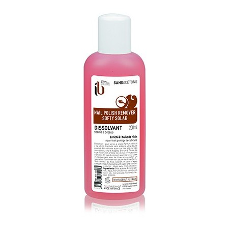 Dissolvant Vernis Peche Sans Acetone 200ml