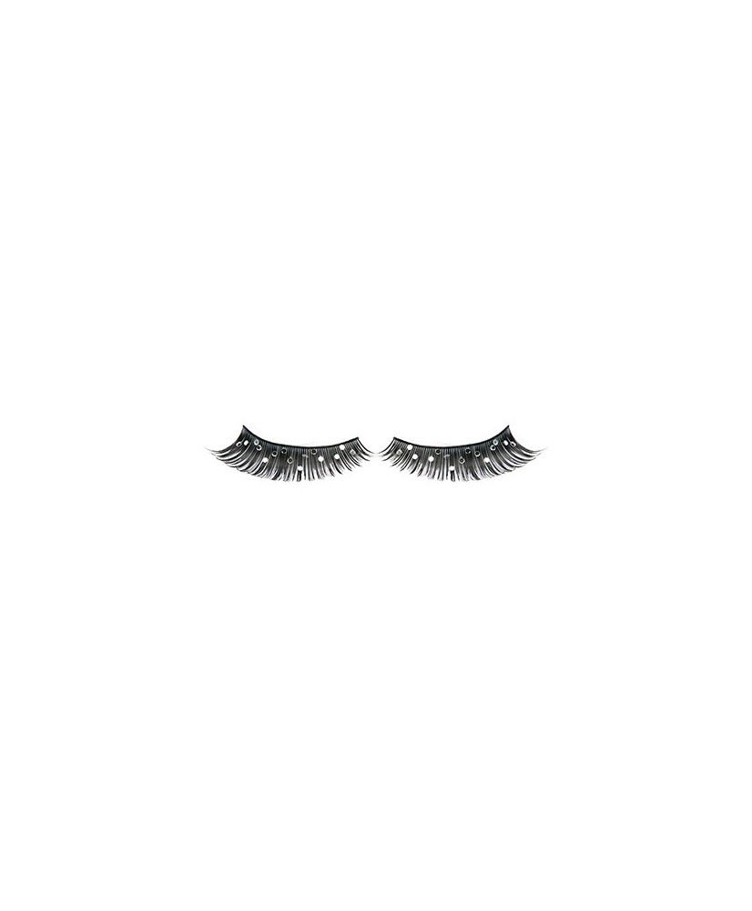 Faux Cils Crazy Strass-4    X2 Avec Colle