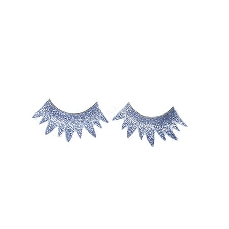 Faux Cils Crazy Parrot Bleu  X2 Avec Colle