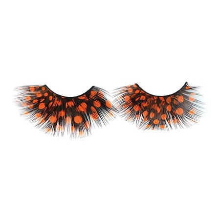 Faux Cils Crazy Plume Poids Rouge  X2 Aveccolle