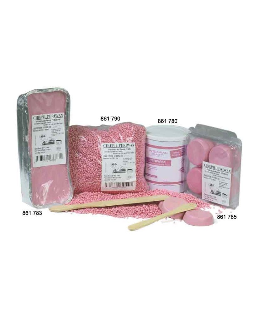 Cire-epilation Periwax Pot800G Rose Sans Bande