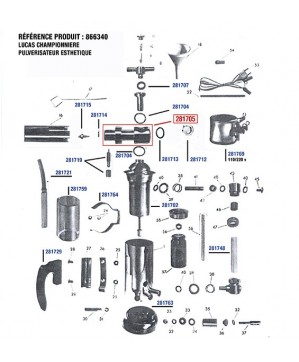 PDLUCASCHAMPION PORTE EJECTEUR