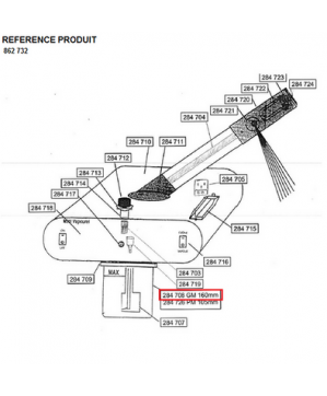 PDESTENANCY VAPOZIN BOL D'EAU GM H160