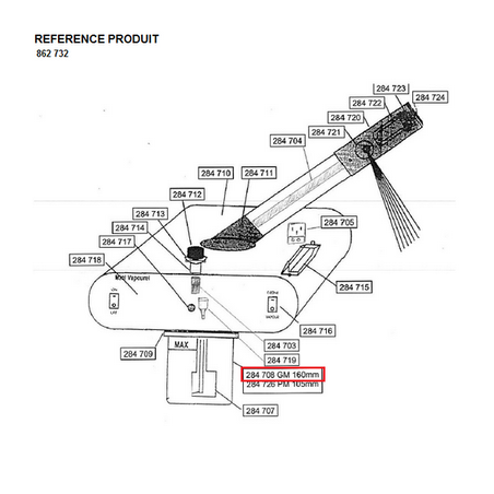 PDESTENANCY VAPOZIN BOL D'EAU GM H160