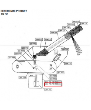 PDESTENANCY VAPOZIN BOL D'EAU PM H105