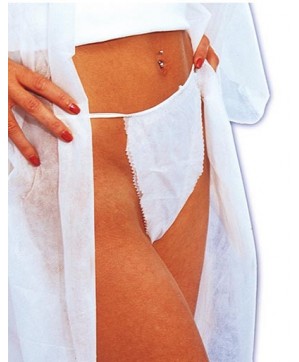 Cerunik Slip Femme String Blanc X50 Embal Indiv