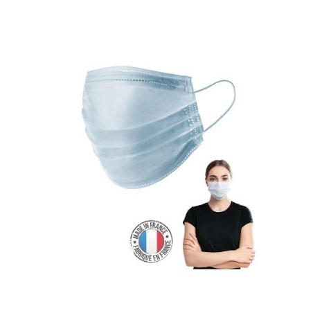 Masque médical bleus boîte de 60pcs