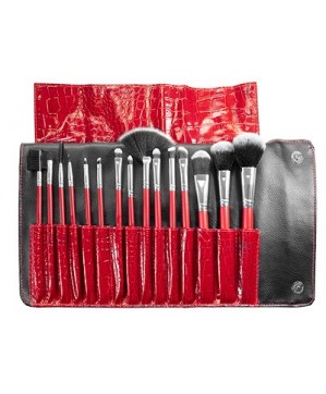 Pinceaux maquil DOUCYNYL trousse de 15 assortis