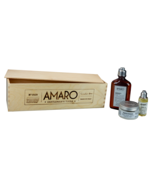 Boite bois AMARO présentoir