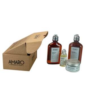 Boite carton AMARO présentoir