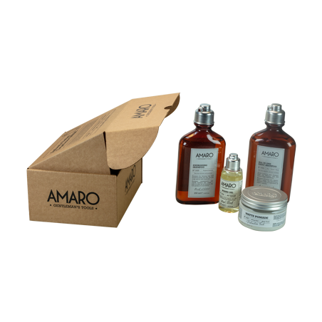 Boite carton AMARO présentoir