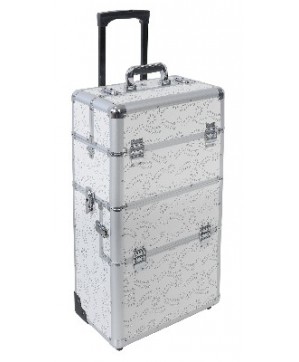 Valise ROLLY Blanche SILFLOWER 37x23x70 cms