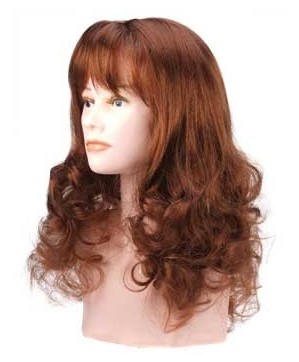 Perruque Elsa Ondulée Blond Cuivré 7.4 (40cm)