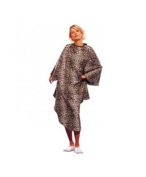 Peignoir Cape Grand Modele  Leopard polyester