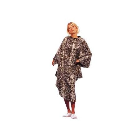 Peignoir Cape Grand Modele  Leopard polyester