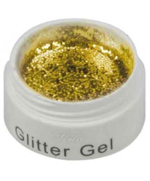 Gel Faux Ongles Paillettes Dorées (8ml) - SINA