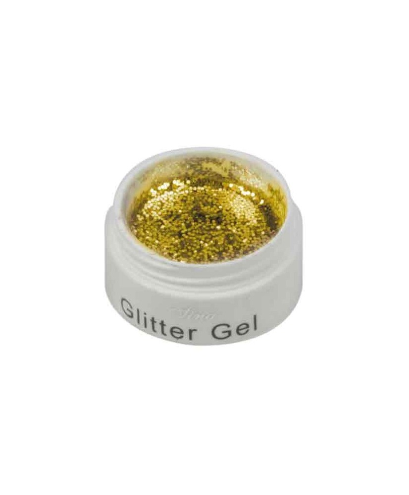 Gel Faux Ongles Paillettes Dorées (8ml) - SINA