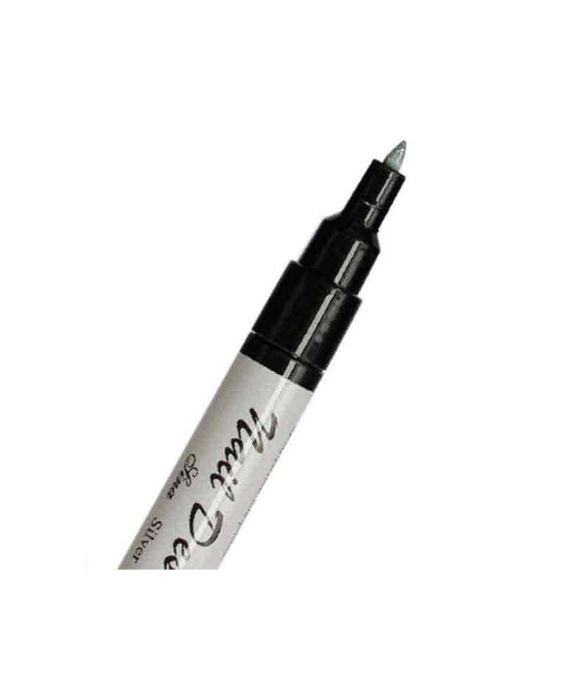 X-Crayon Argent Nail Design Pen - SINA