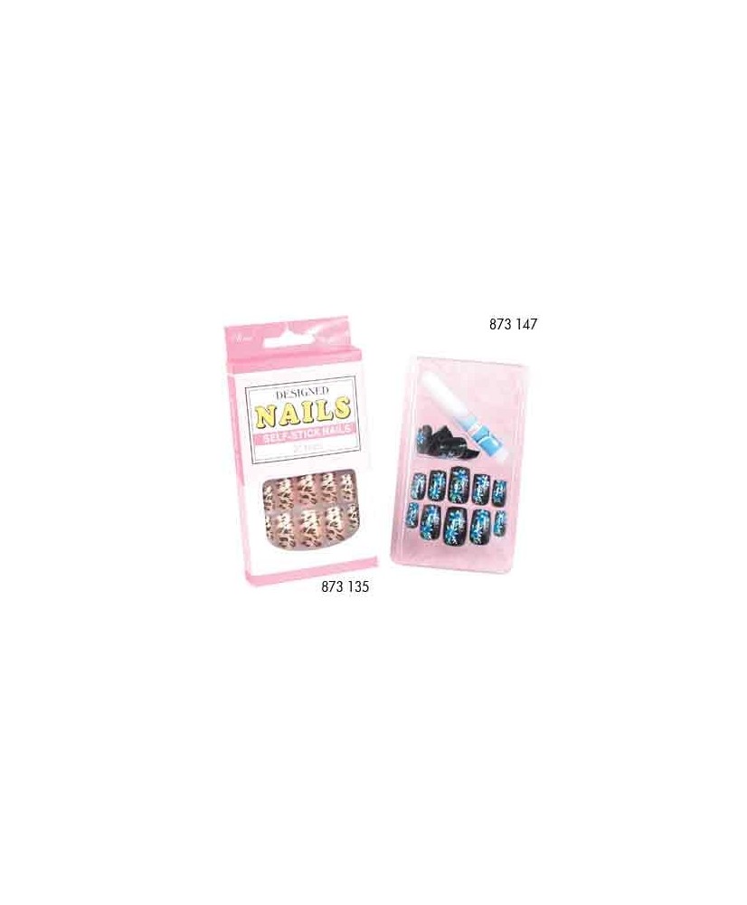 Faux Ongles X24  Goldy French - SINA