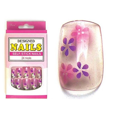 Faux Ongles X24 Orkis Mauve Fushia - SINA