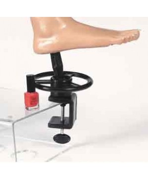 Pied Training Pedicurie Avec Faux Ongles