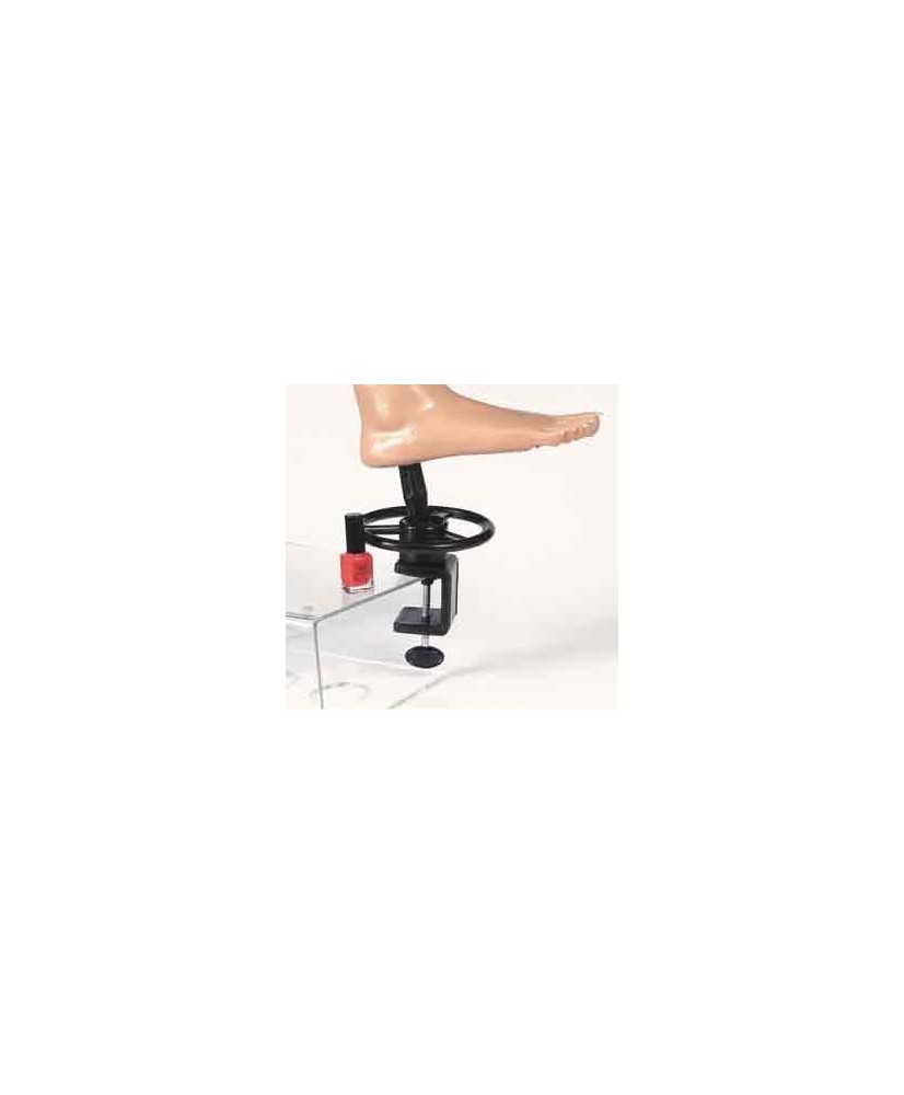 Pied Training Pedicurie Avec Faux Ongles