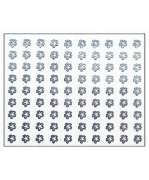 Décor Ongles Argent Fleurs Mns04 - SINA