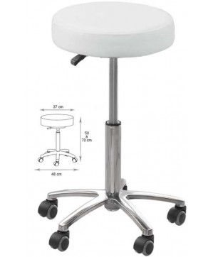 Tabouret de Coupe Santiag-2 Blanc