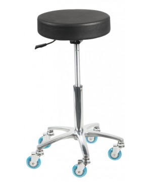 Tabouret Coupe Roma Noir Pompe Lift Gaz