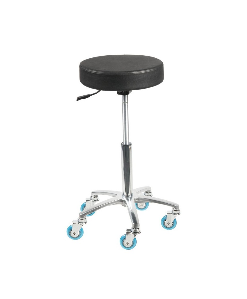 Tabouret Coupe Roma Noir Pompe Lift Gaz