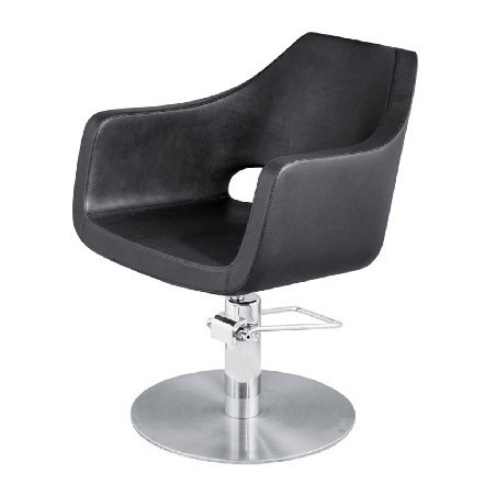 Fauteuil coiffure ALAMBRA Mous-NOIR avec pompe