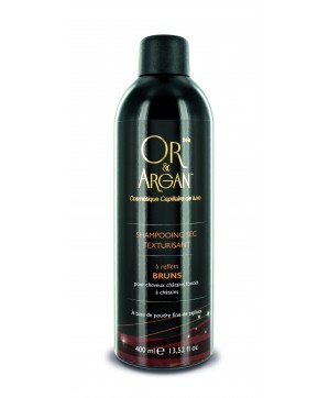 Or&Argan Shamp sec texturisant reflet brun 400ml