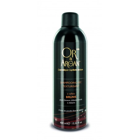 Or&Argan Shamp sec texturisant reflet brun 400ml