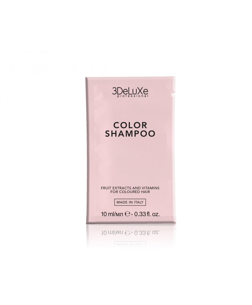 3DeLuxe Shampo.testeur10 ml Cheveux colorés x 50