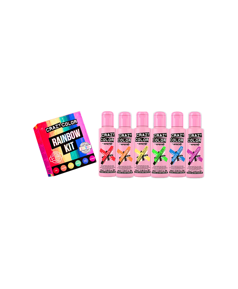 Kit LGBTQIA + Coloration Crazy Color 6 flac 100ml