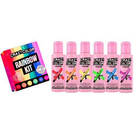 Kit LGBTQIA + Coloration Crazy Color 6 flac 100ml