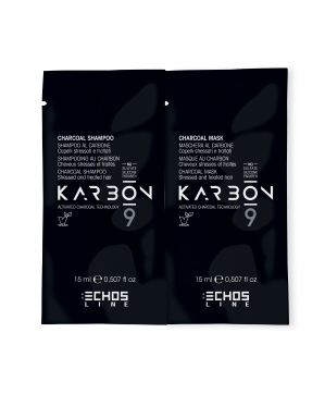 Echantillon Shamp + Masque 15ml charbon KARBON 9-