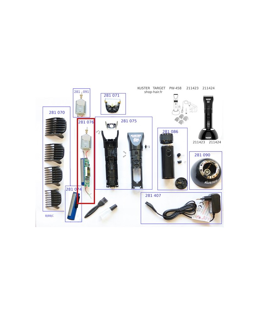 PD Kuster moteur+carte electronique pour TARGET-2