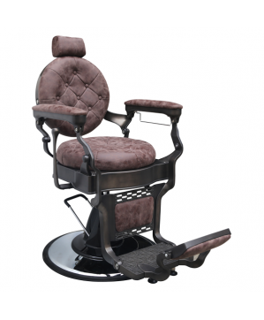 Fauteuil barber 1888 ANTIKA-2 Brun Cadre Cuivré