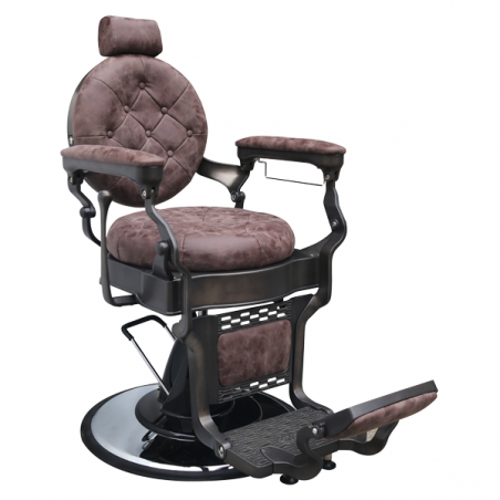 Fauteuil barber 1888 ANTIKA-2 Brun Cadre Cuivré