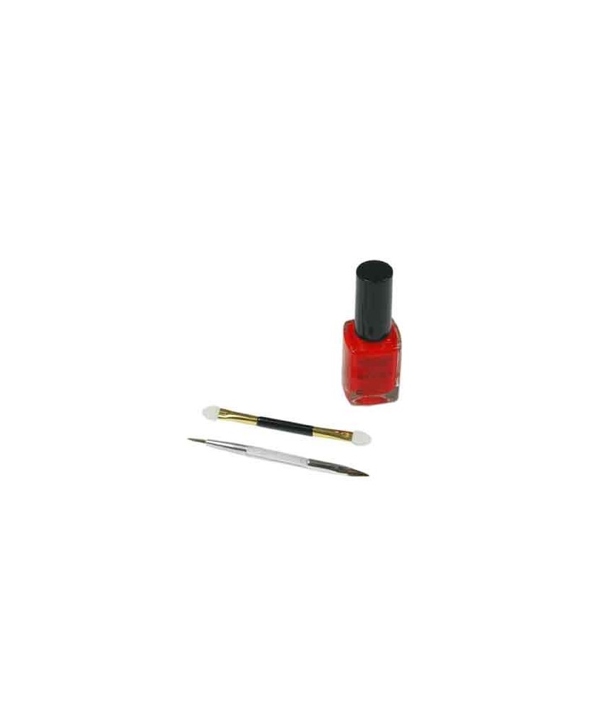 Kit 3 pinceaux nail art Pro