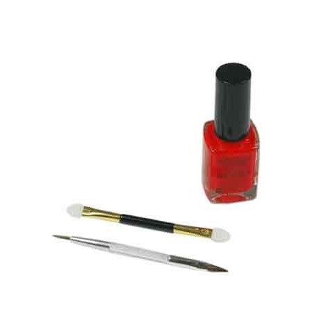 Kit 3 pinceaux nail art Pro