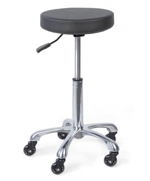 Tabouret ALPINE Noir roulette SUPER-TEAM 25