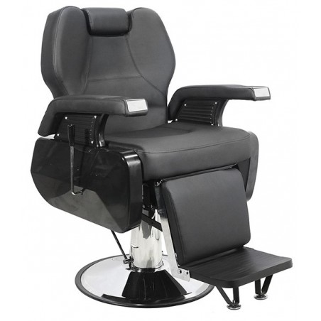 Fauteuil barber PROMONT-2-45 noir chromé