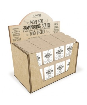 Shampoing solide x24pc tous cheveux 20 lavages 65g