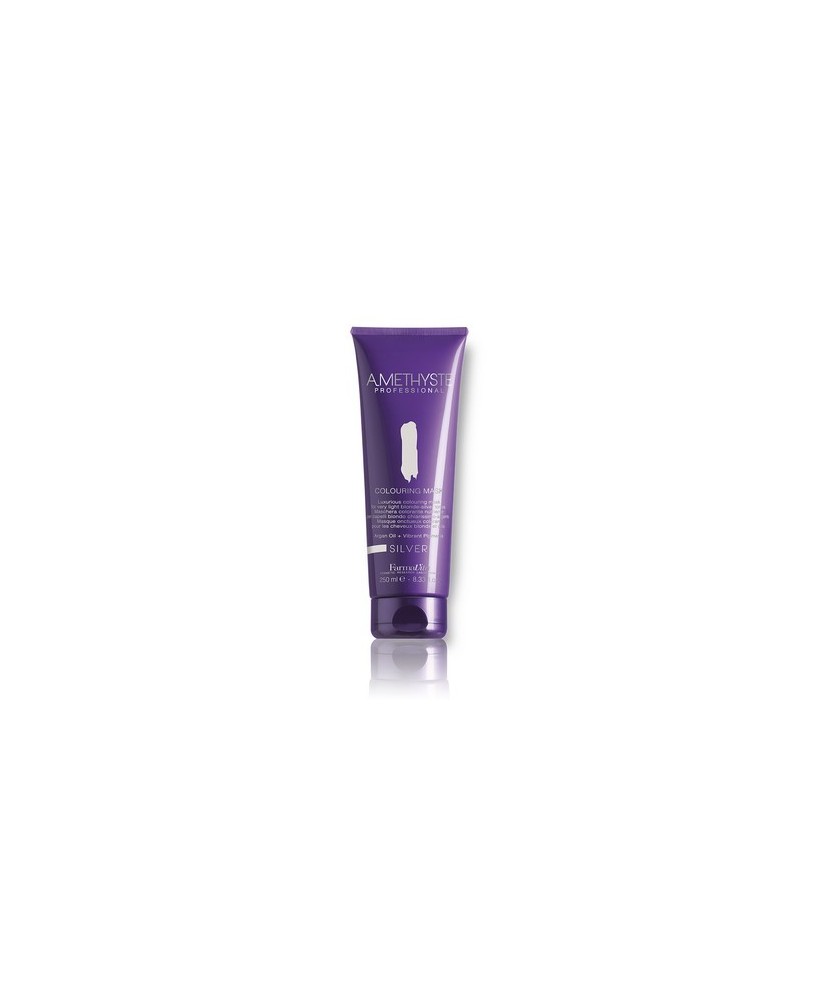 AMETHYSTE Masque coloré tube 250ml Argent-Silver