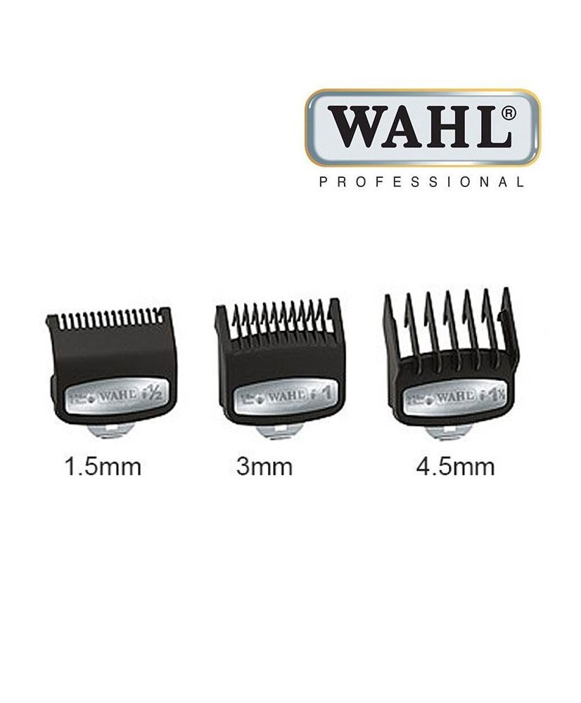 Fx Peigne KIT 3 Sabots WAHL TAPER++ 1.5+3.0+4.5 mm