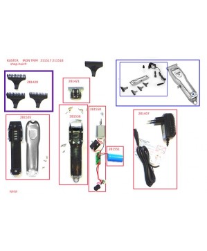 PD Kuster MW117 kit 3 sabots