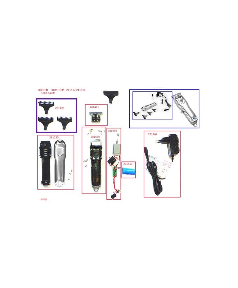 PD Kuster MW117 kit 3 sabots